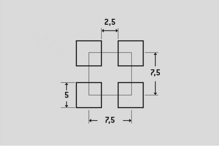 Děrovaný plech Qg 5-7.5 hliník