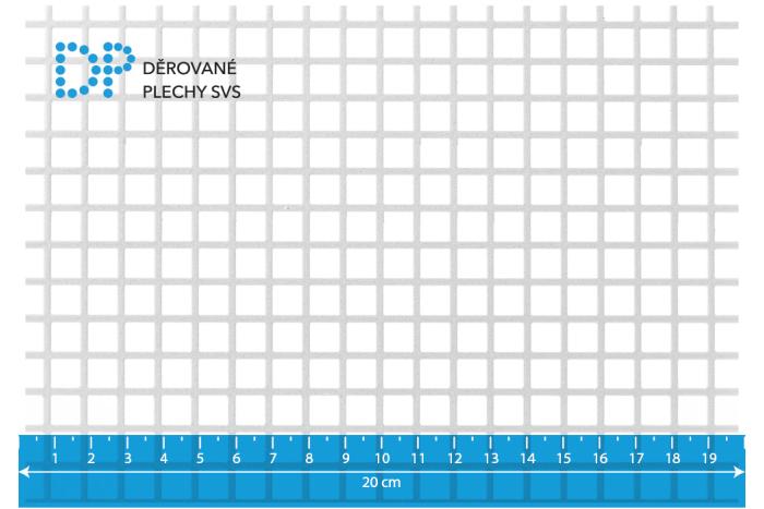 Děrovaný plech Qg 8-10 ocel