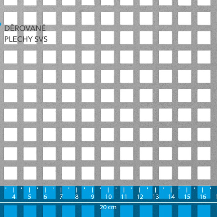 Děrovaný plech Qg 8-12 ocel