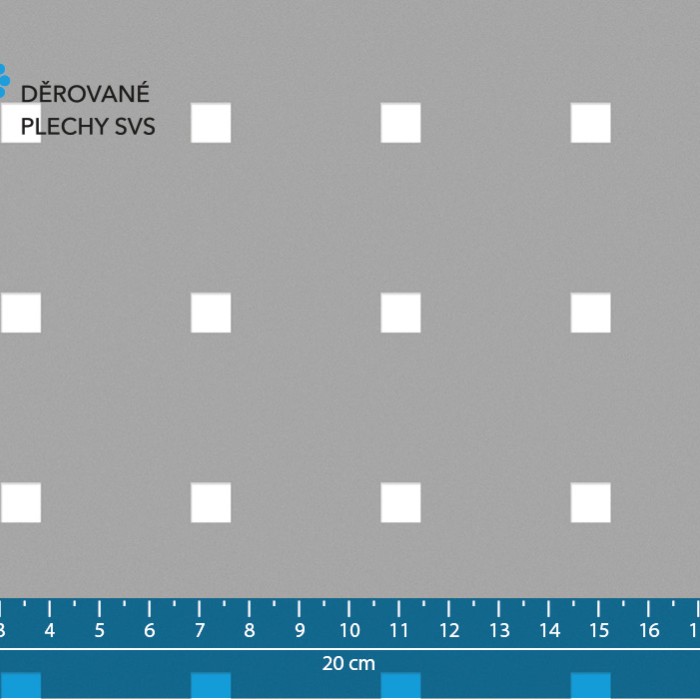 Děrovaný plech Qg 9-38 ocel