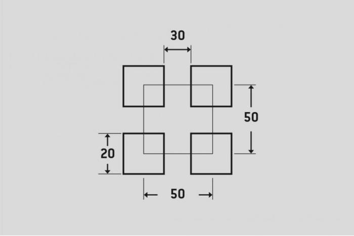 Děrovaný plech Qg 20-50 nerez 1.4301