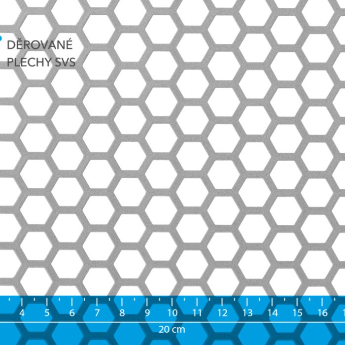 Děrovaný plech Hv 11-14 ocel