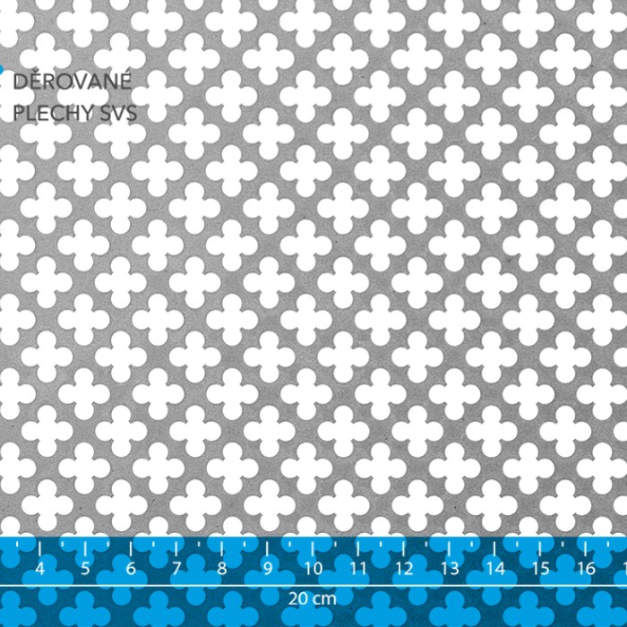 Děrovaný plech Křížek No. 11 ocel