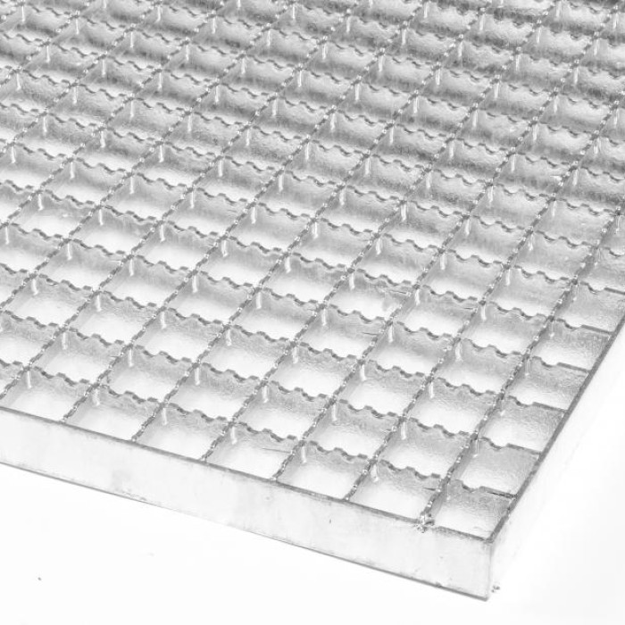 Pozinkovaný rošt lisovaný 800x1000/30x30/30x2 mm oboustranný protiskluz