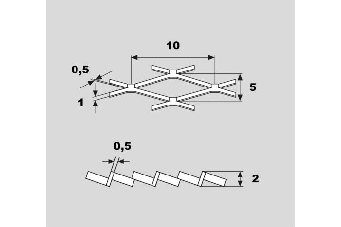 Tahokov ocelový 10x5/1