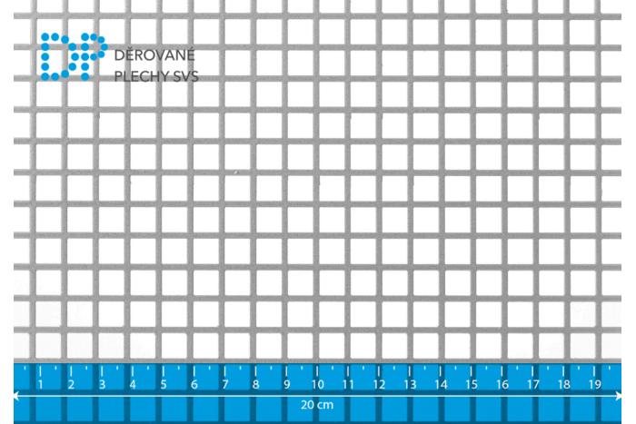 Děrovaný plech Qg 8-10 ocel