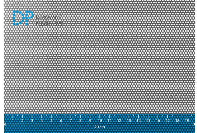 Děrovaný plech Rv 1.5-2.5 nerez 1.4301