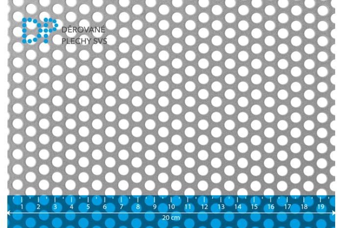 Děrovaný plech Rv 6-9 ocel