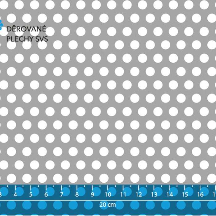 Děrovaný plech Rv 6-10 ocel