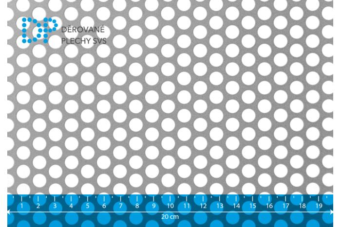 Děrovaný plech Rv 8-11 ocel