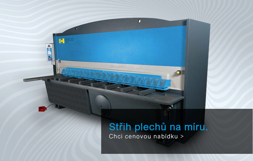 Střih plechů na míru