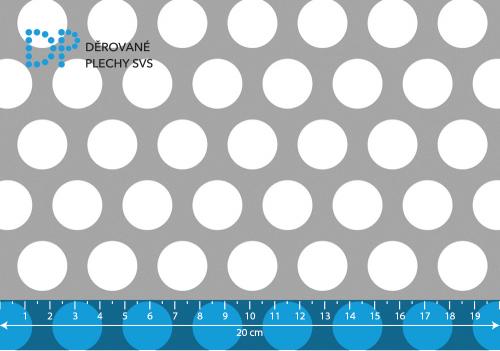 Děrovaný plech ocelový Rv 20-28