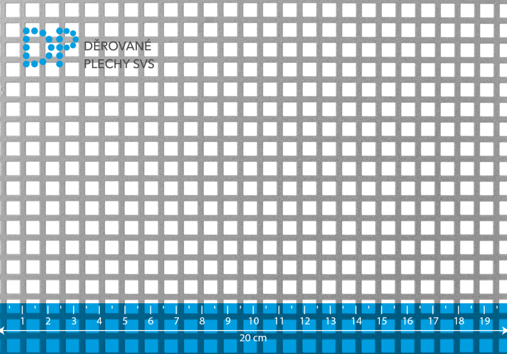 Děrovaný plech ocelový Qg 5-7,5