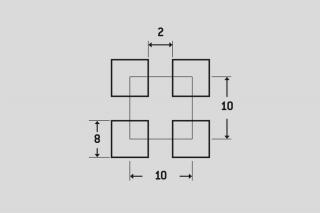 Děrovaný plech nerezový Qg 8-10