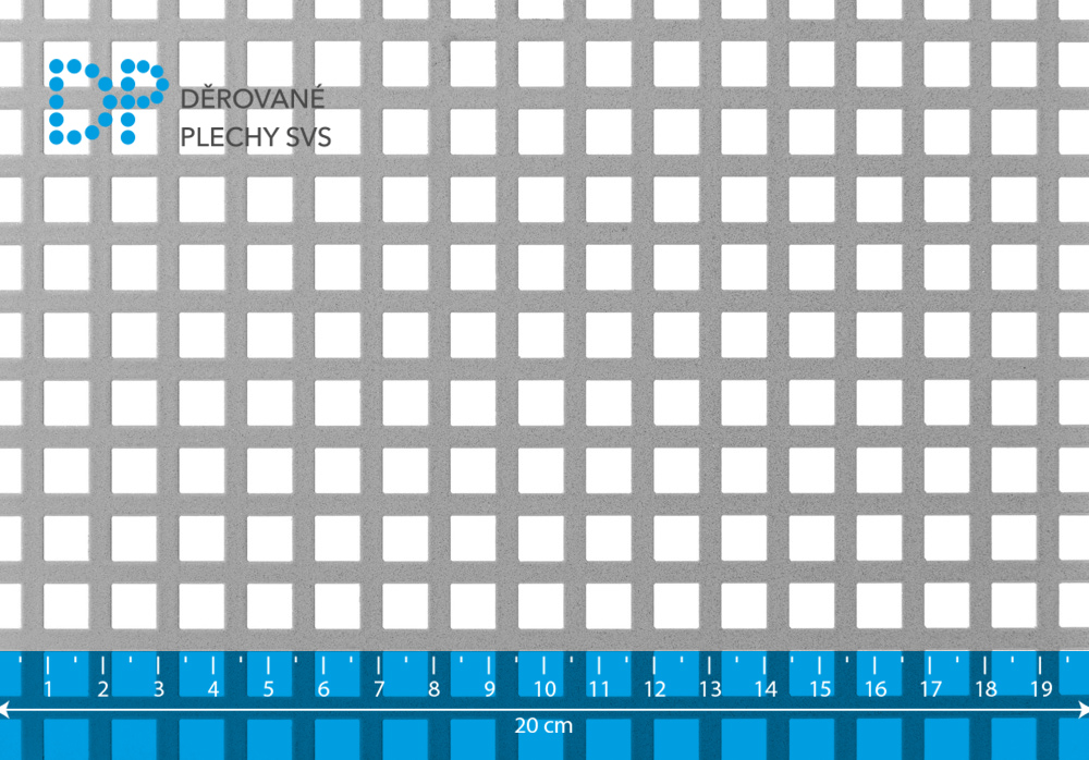 Děrovaný plech nerezový Qg 8-12