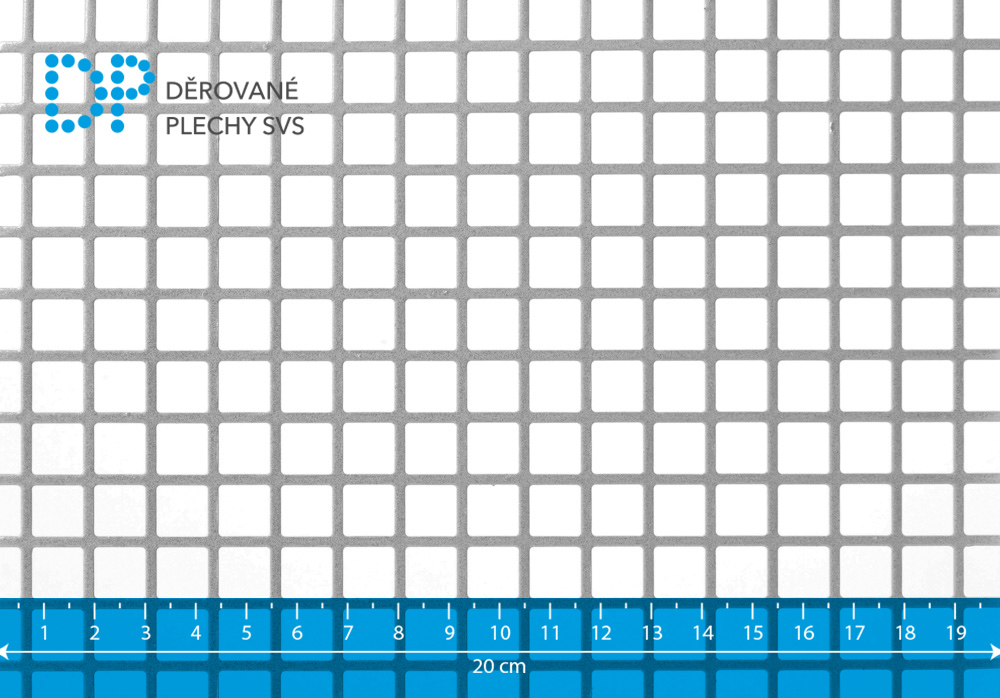 Děrovaný plech pozinkovaný Qg 10-12