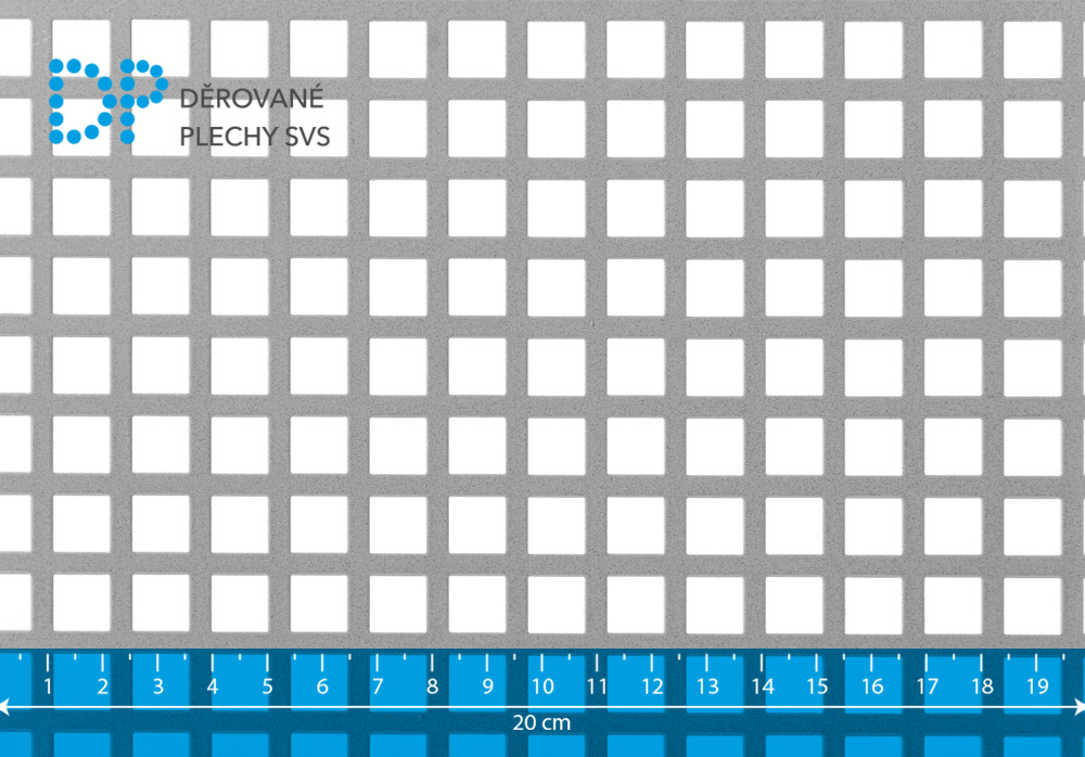 Děrovaný plech nerezový Qg 10-14