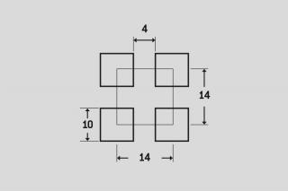 Děrovaný plech ocelový Qg 10-14