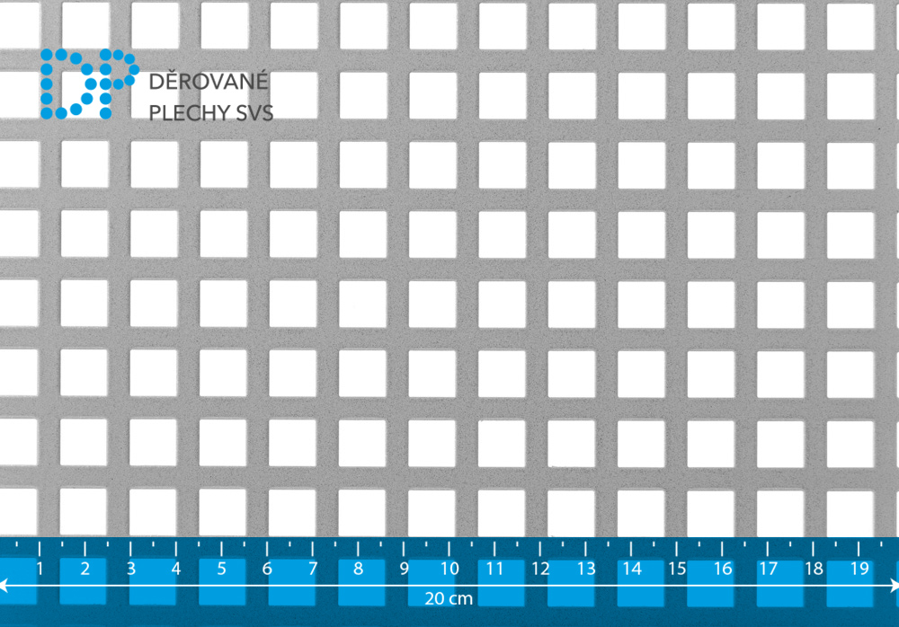Děrovaný plech pozinkovaný Qg 10-15
