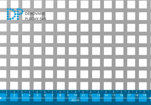 Děrovaný plech nerezový Qg 10-15