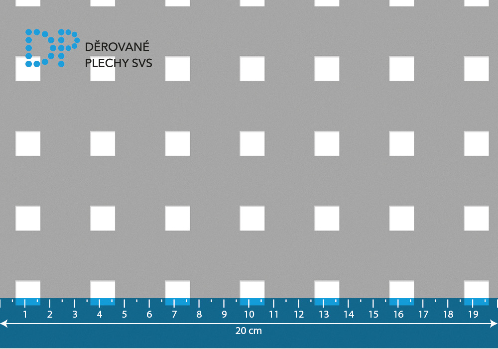 Děrovaný plech hliníkový Qg 10-30