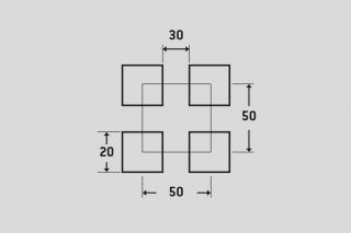 Děrovaný plech nerezový Qg 20-50