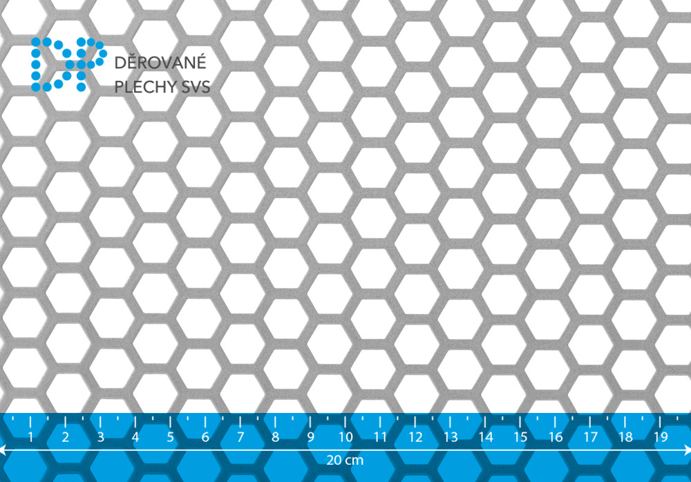 Děrovaný plech ocelový Hv 11-14