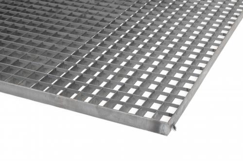 Ocelový rošt surový 1000x1000 lisovaný