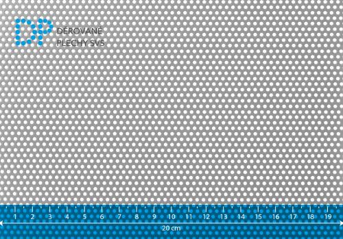 Děrovaný plech ocelový Rv 2-3,5