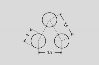 Děrovaný plech ocelový Rv 2-3,5