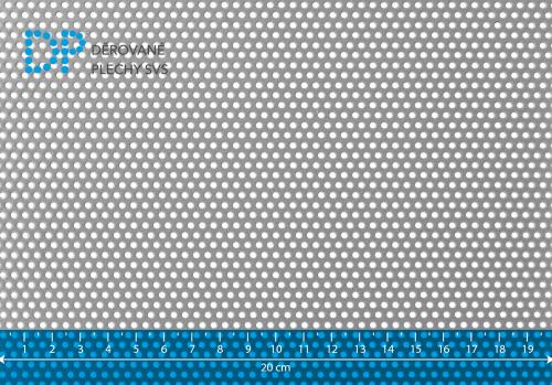 Děrovaný plech nerezový Rv 2-4