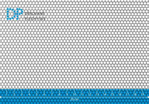 Děrovaný plech ocelový Rv 3-4