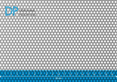 Děrovaný plech hliníkový Rv 3-5