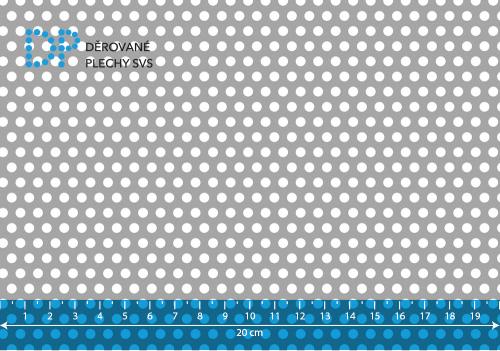 Děrovaný plech ocelový Rv 4-7