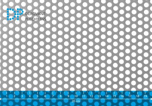 Děrovaný plech ocelový Rv 6-9