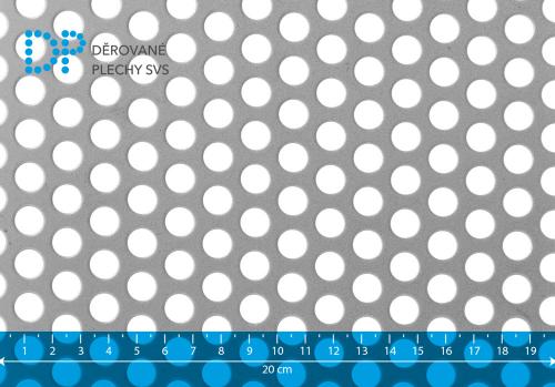 Děrovaný plech pozinkovaný Rv 10-15